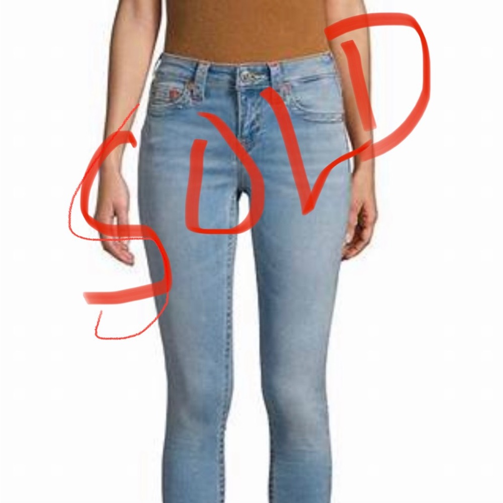 True Religion “Jennie” curvy skinny jeans size 25